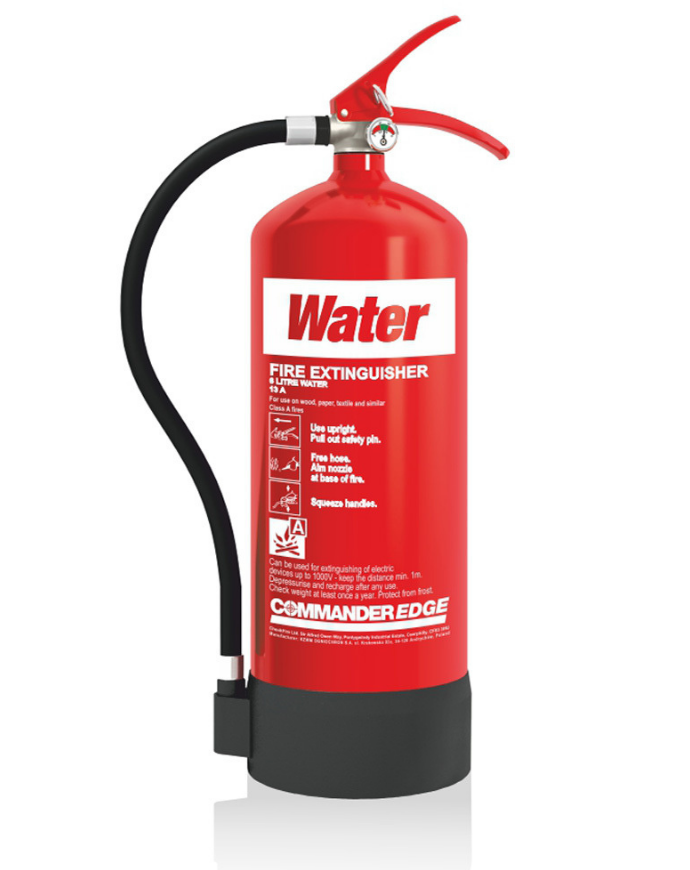 CommanderEDGE 6ltr Water Fire Extinguisher